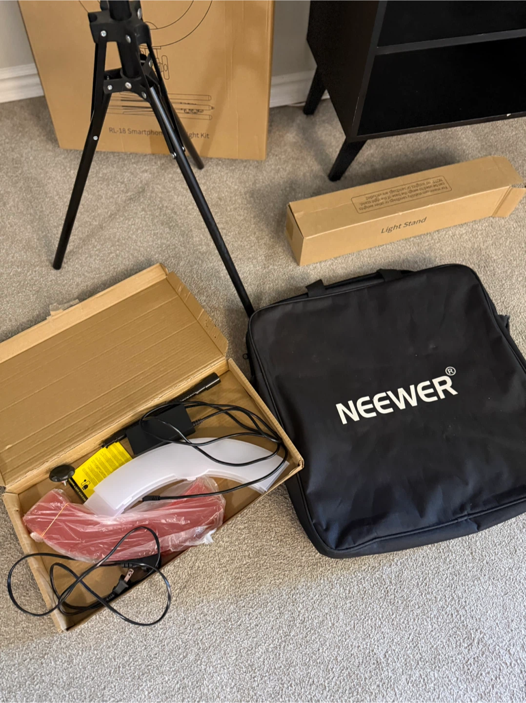 18 Inch Ring Light with Tripod Stand *Missing* - photo 4