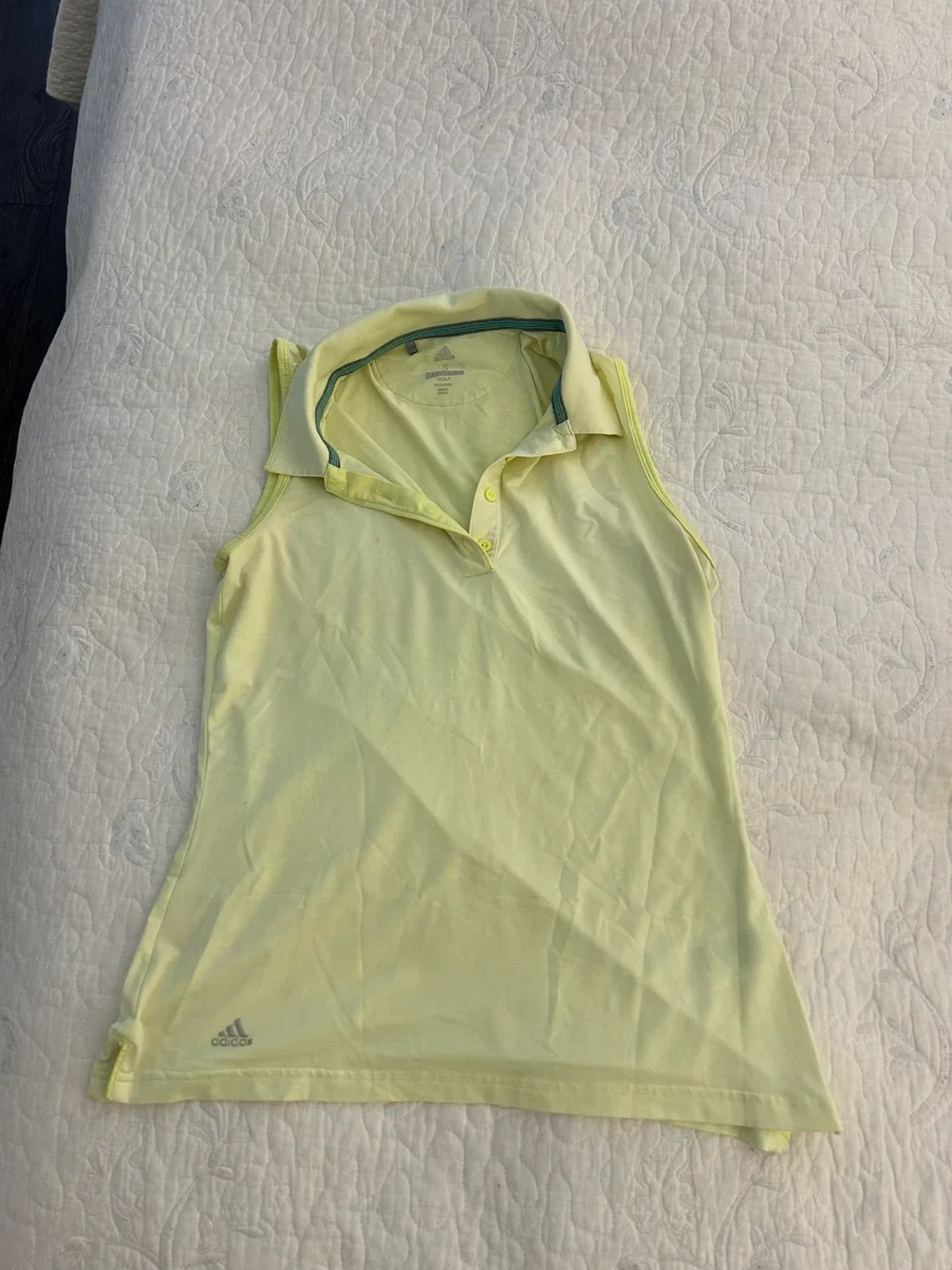 Adidas Golf Sleeveless Polo - Size S