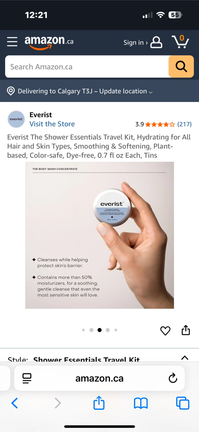 Everist Shower Essentials Travel Kit - photo 4