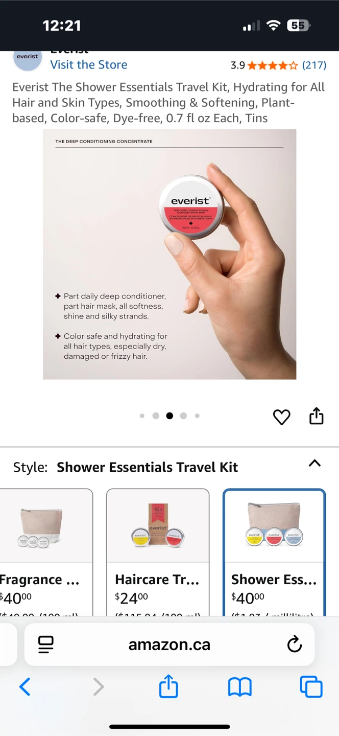 Everist Shower Essentials Travel Kit - photo 3