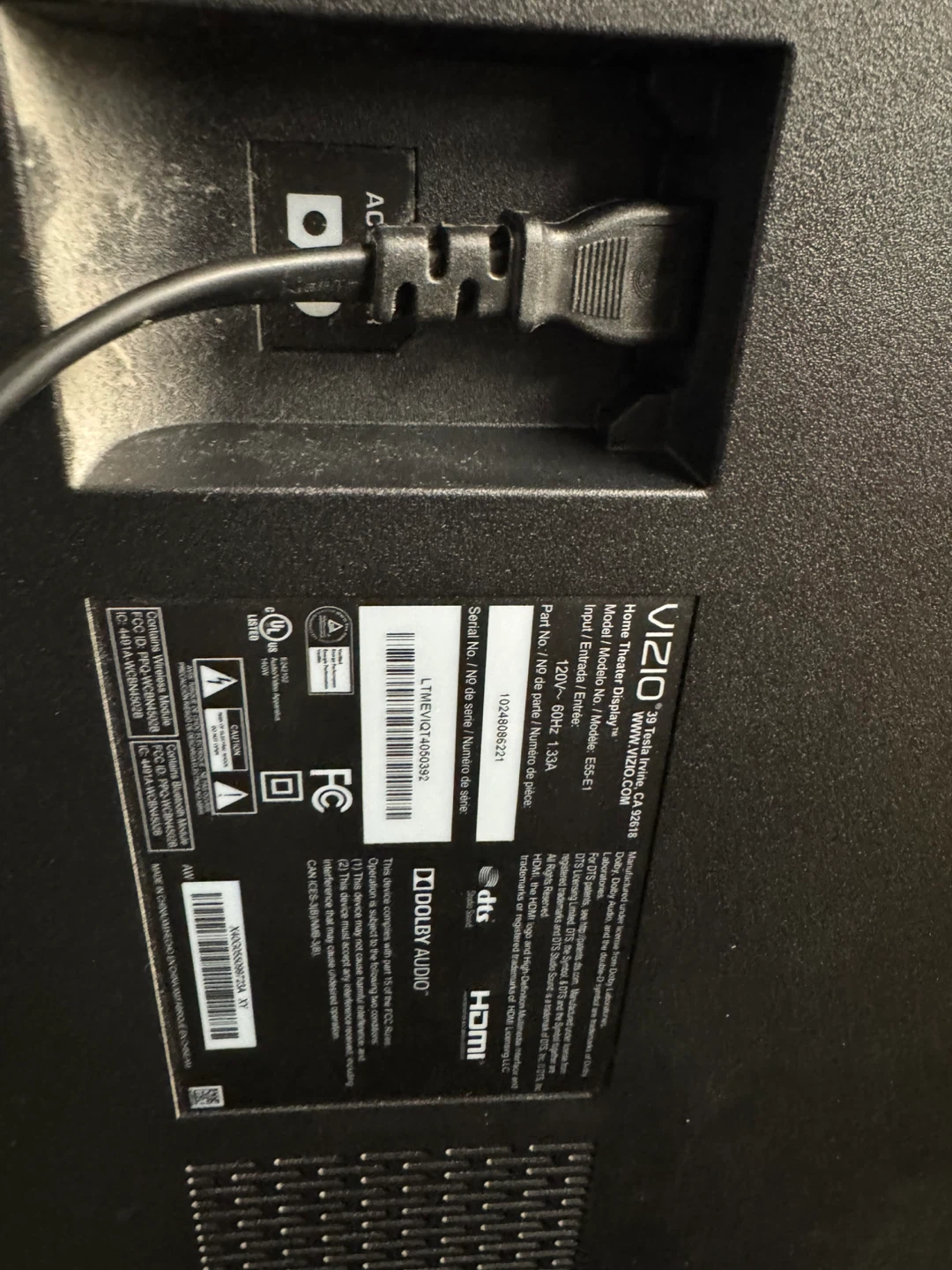 Vizio E55-E1 55" 1080p LED TV - photo 2