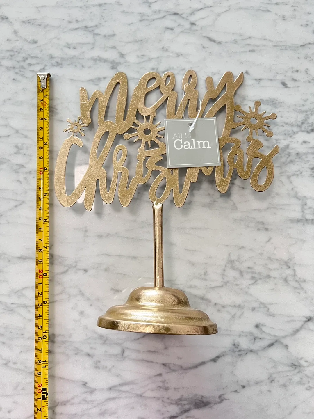 All is Calm Merry Christmas Tabletop Decor image indicator(3)