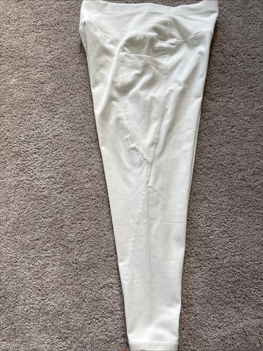 Shein White Cropped Leggings - Size S image indicator(4)
