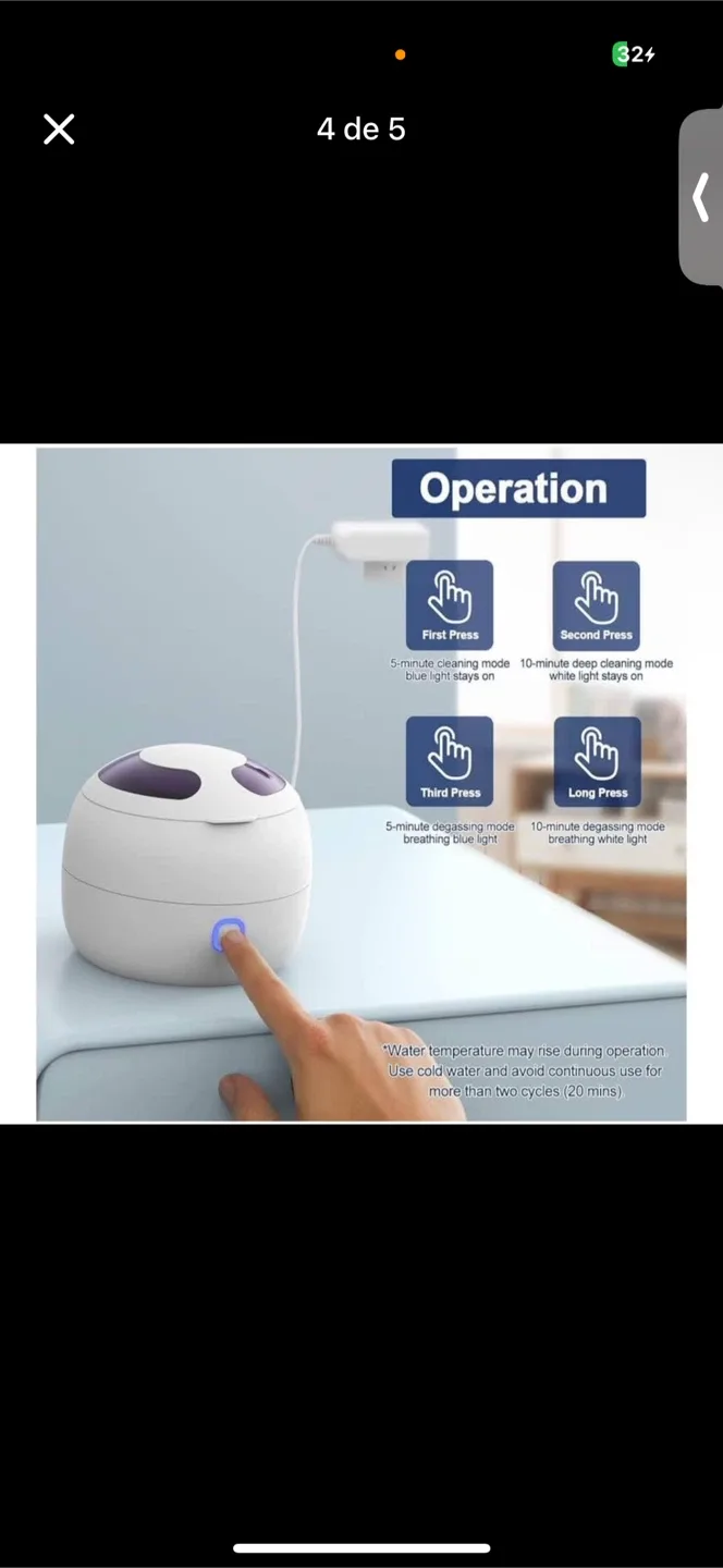 Máquina ultrasónica para retenedores image indicator(2)