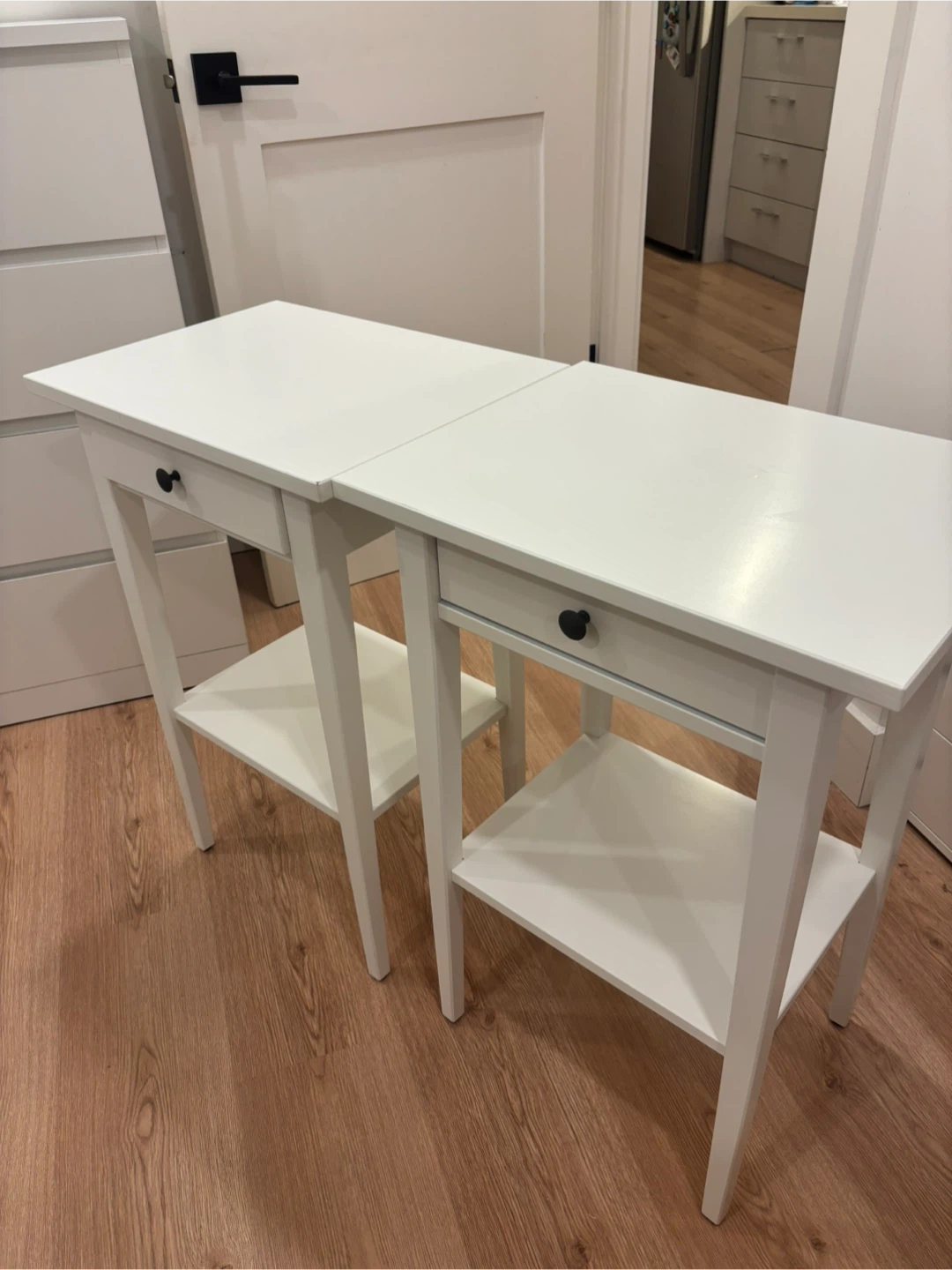 IKEA Nightstand, White Stain (Pair) - photo 3