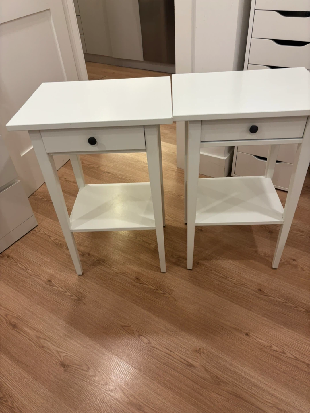 IKEA Nightstand, White Stain (Pair) - photo 5