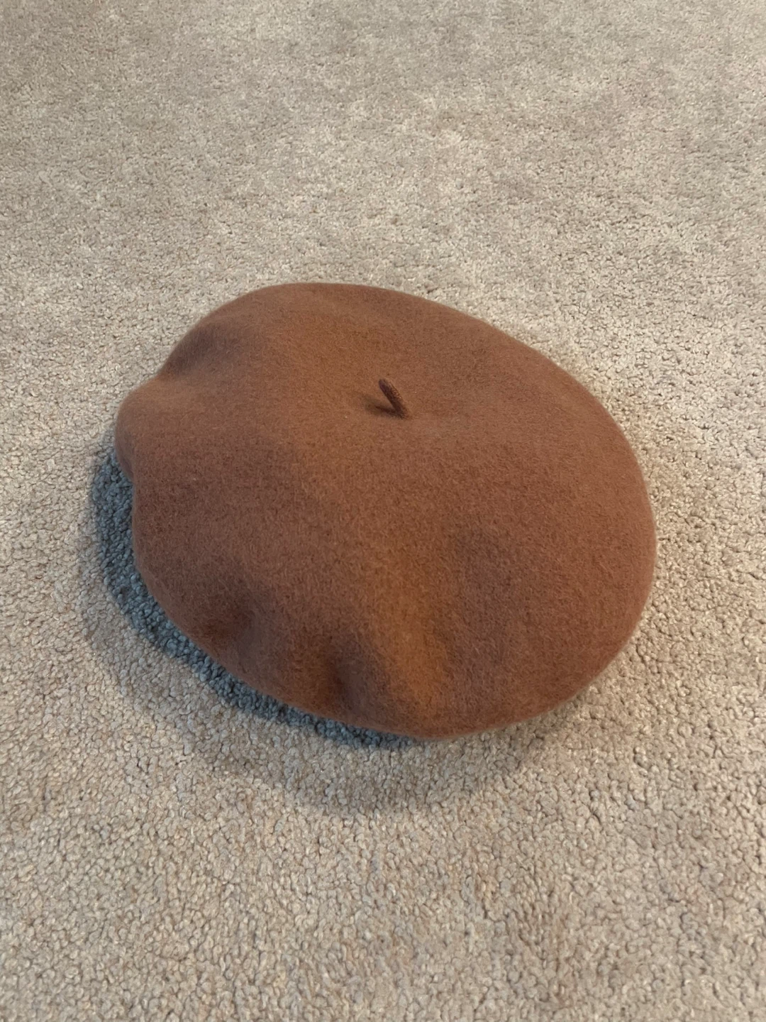 Dynamite Classic French Wool Beret - Brown - photo 2