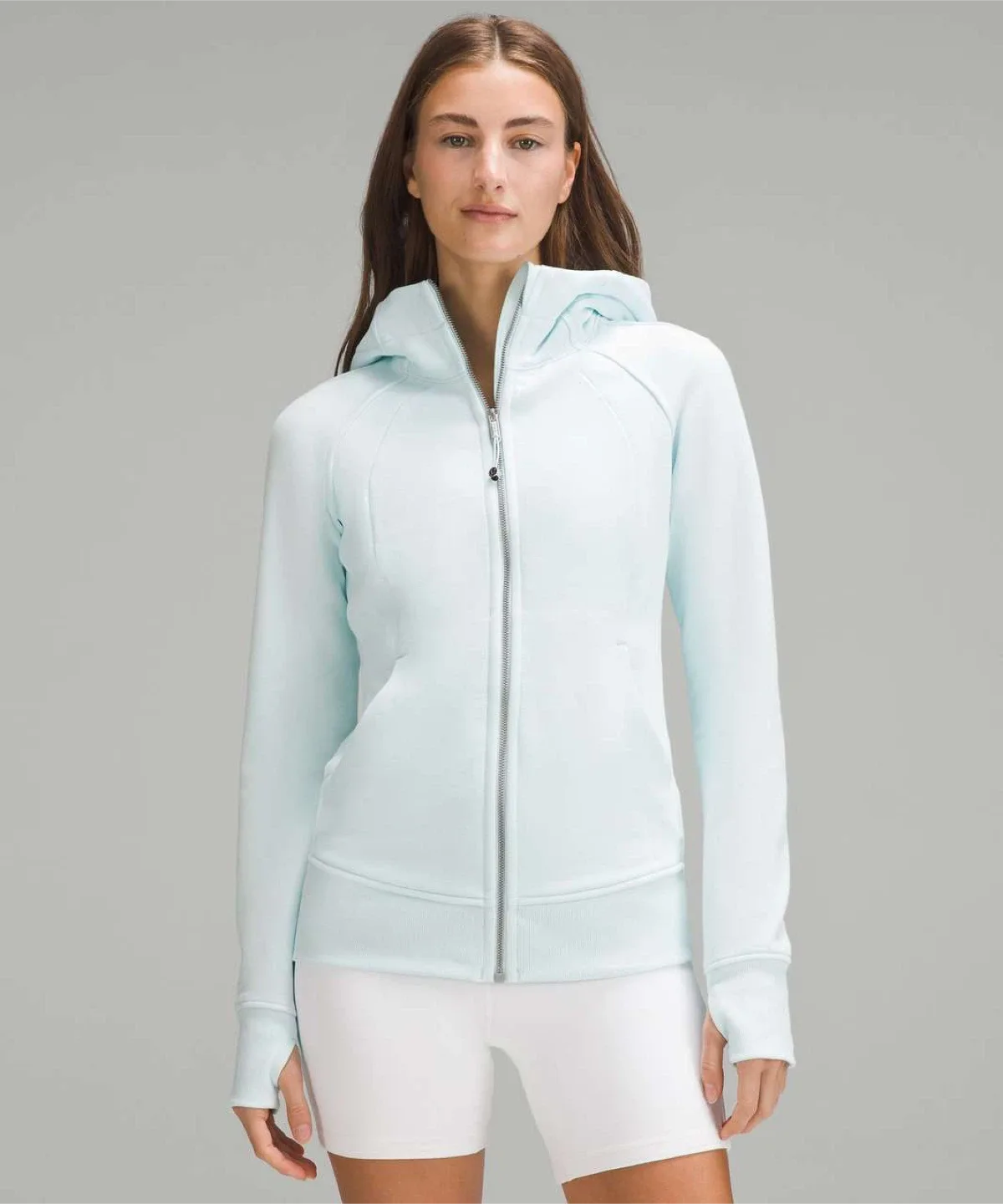 Lululemon Scuba Full Zip Hoodie, Light Blue image indicator(5)