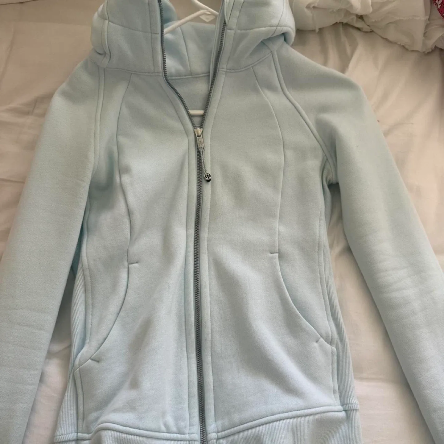 Lululemon Scuba Full Zip Hoodie, Light Blue image indicator(2)