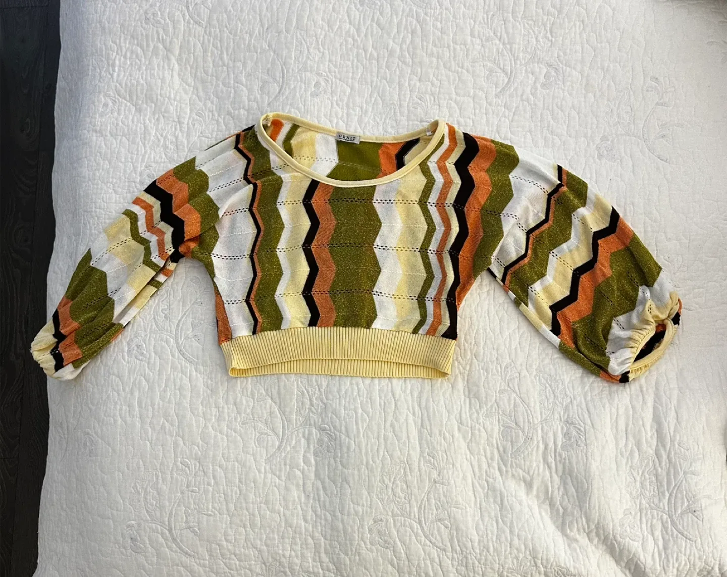 Cenit Knit Striped Sweater Size- Small