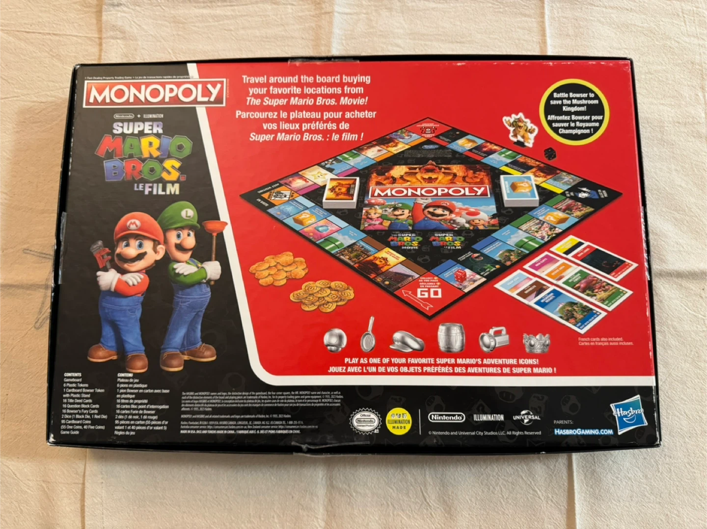 Monopoly: The Super Mario Bros. Movie Edition - New! - photo 2