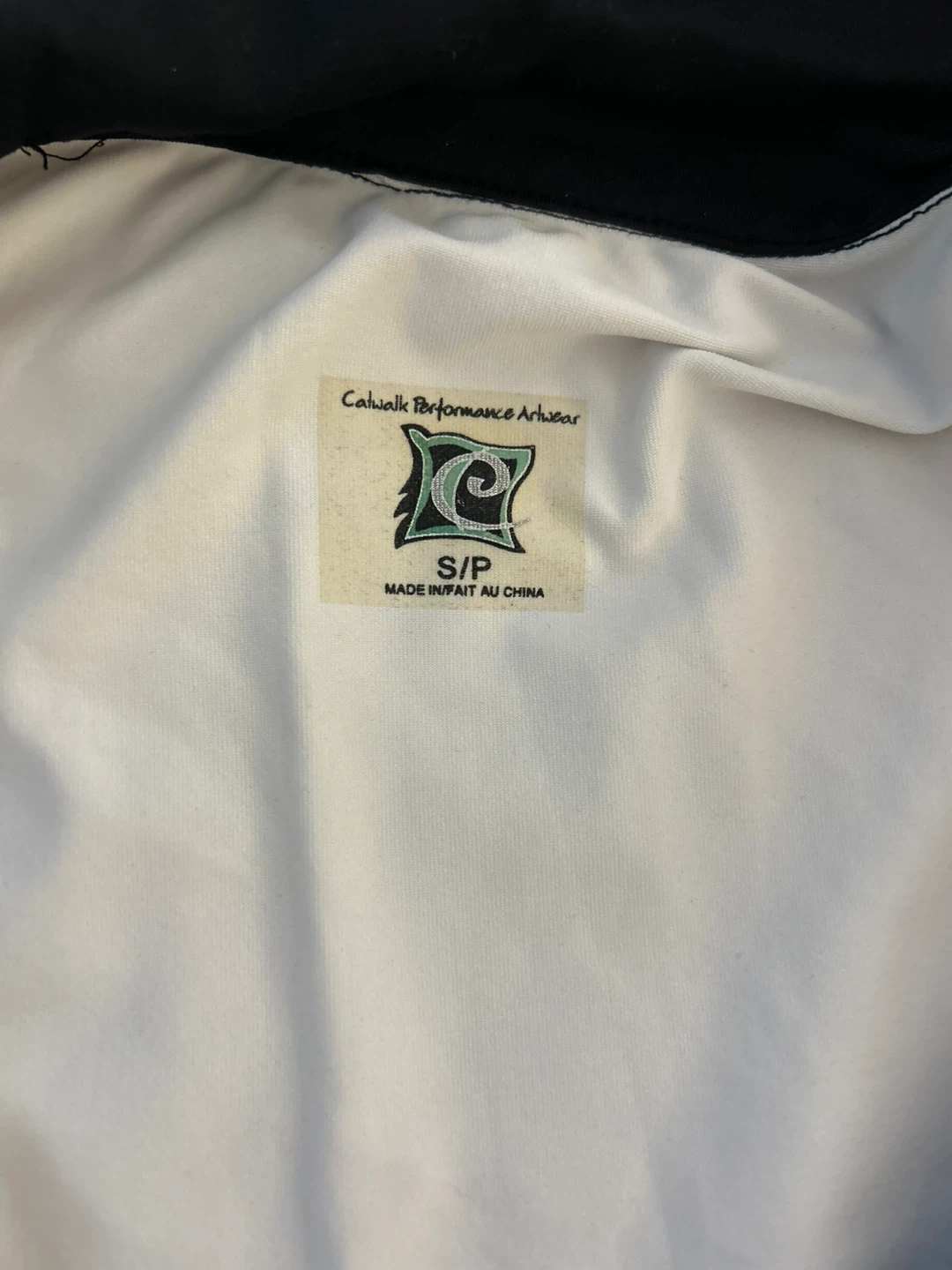 Catwalk Performance Artwear Black & White Top - Size S - photo 3
