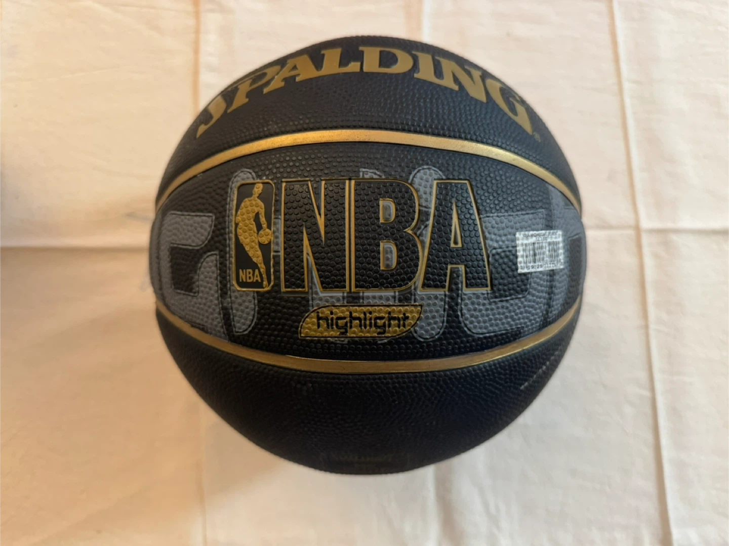 Spalding NBA Highlight Basketball - Black & Gold - photo 2