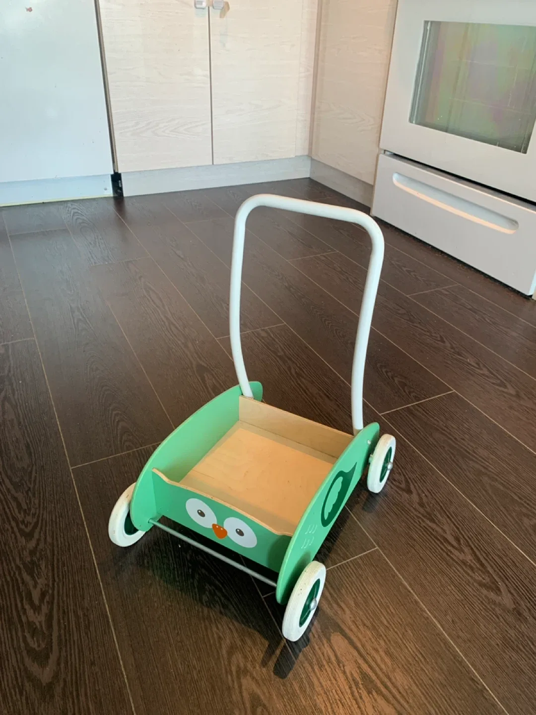 Ikea Walk-Along Owl Push Toy thumbnail