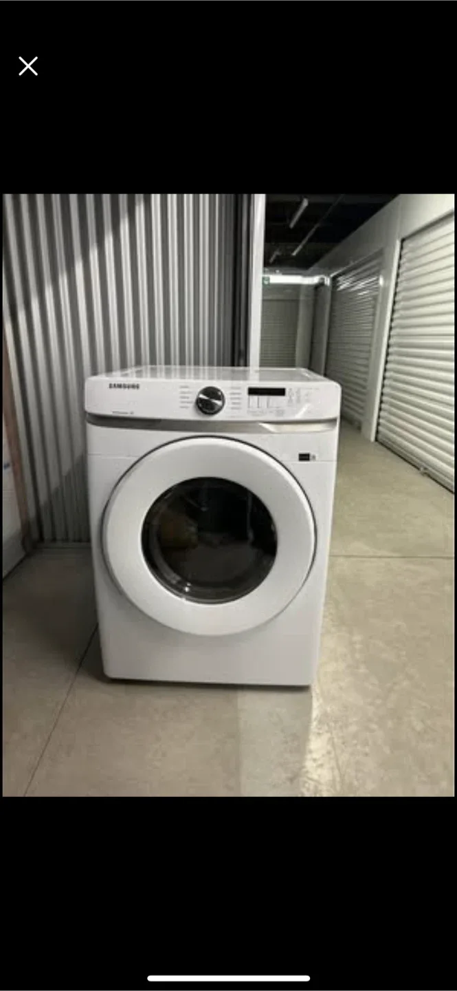 New Samsung DVE45T6005W 7.5 cu. ft. White Electric Dryer image indicator(6)