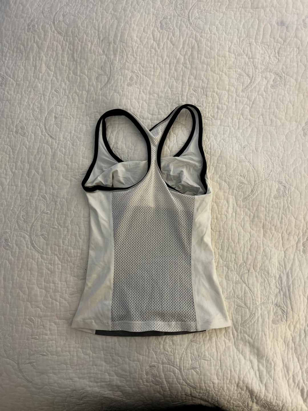 Bebe Sport XS Tank Top - Grey & White - photo 2