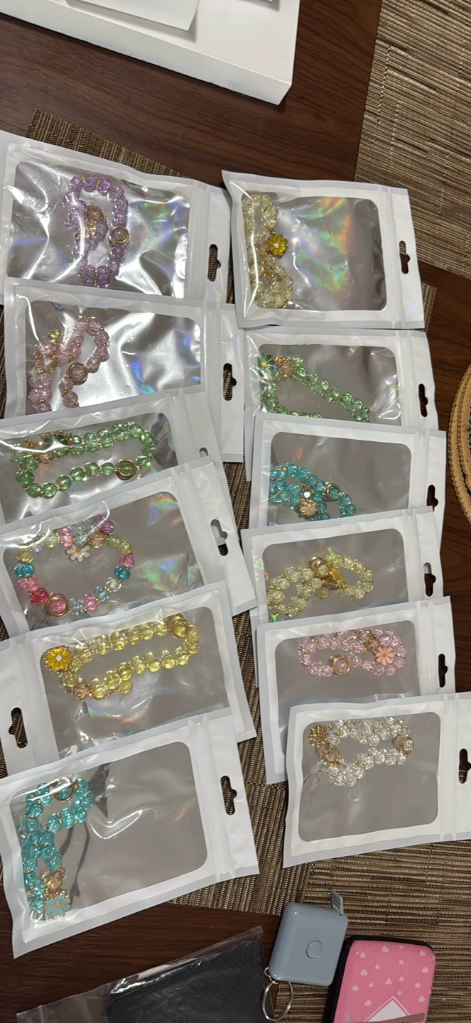 Beaded Bracelet with Charm - New!