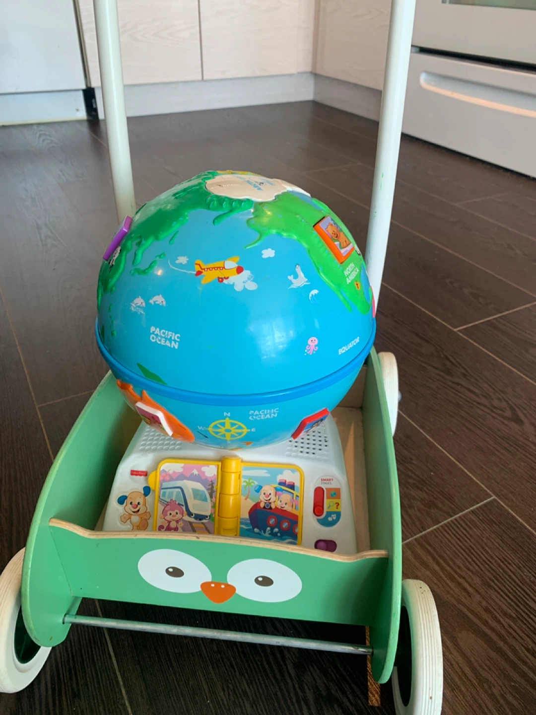 Ikea Walk-Along Owl Push Toy - photo 3