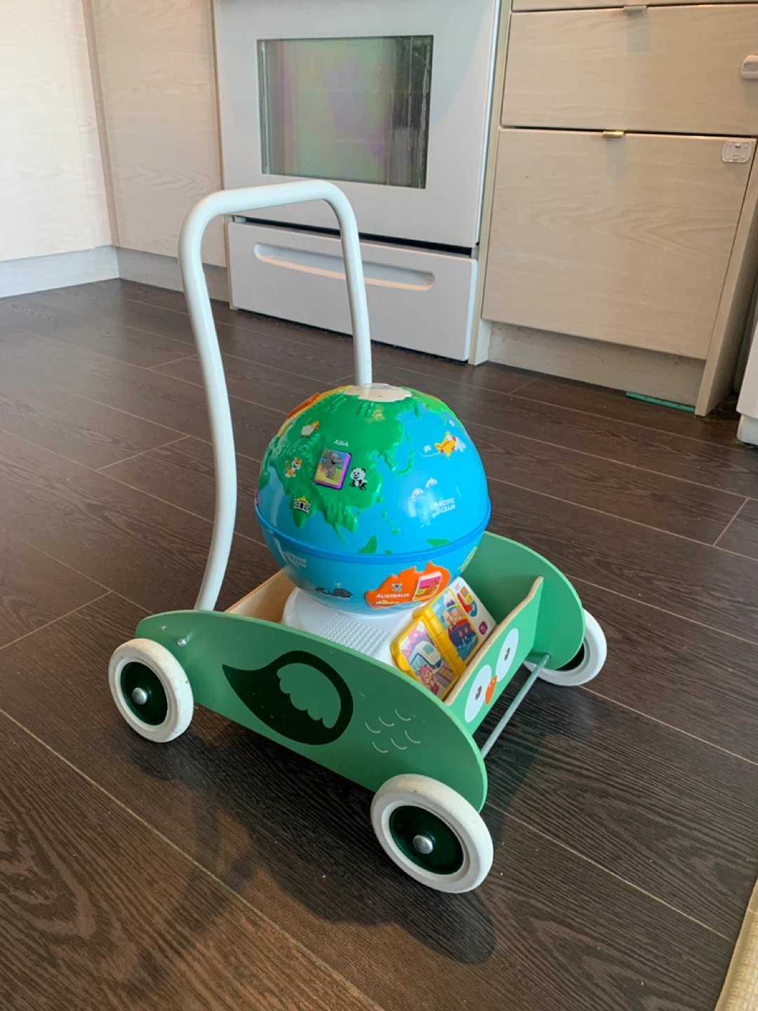 Ikea Walk-Along Owl Push Toy - photo 4