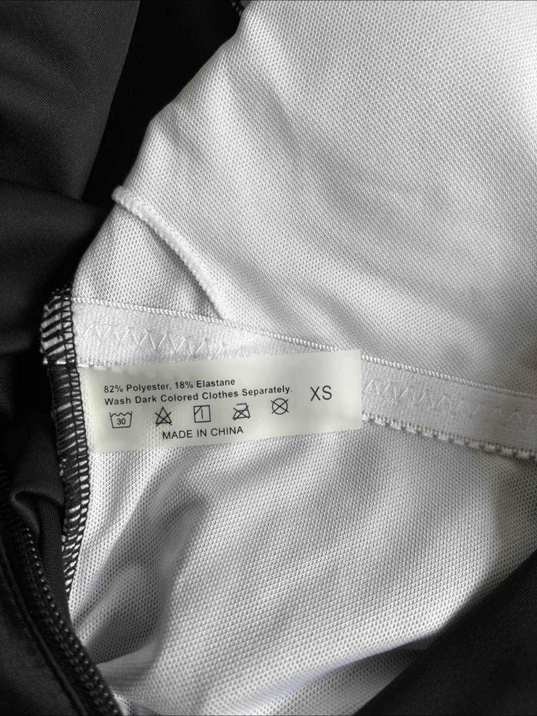 2 pieces of Black XS Swimsuit - Tropical Sleeve Accents image indicator(3)