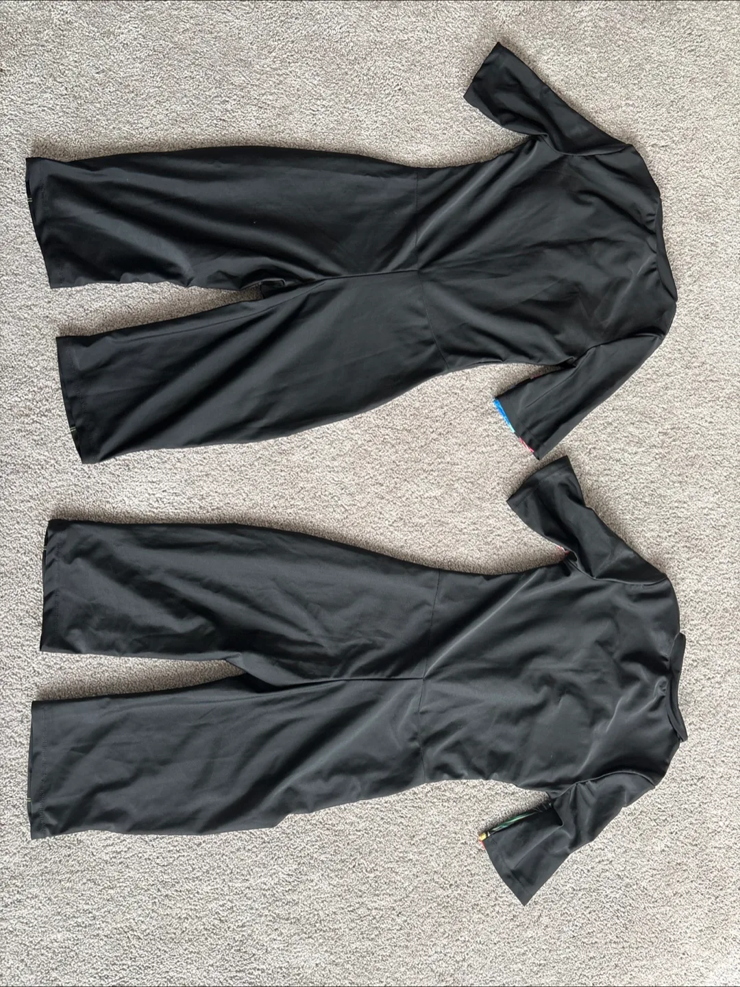 2 pieces of Black XS Swimsuit - Tropical Sleeve Accents image indicator(2)