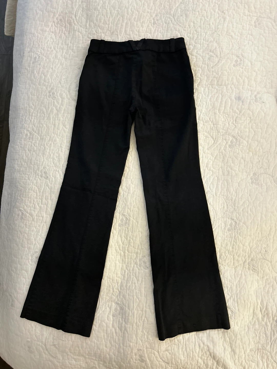 bebe Black Flare Pants Size 2 - photo 2