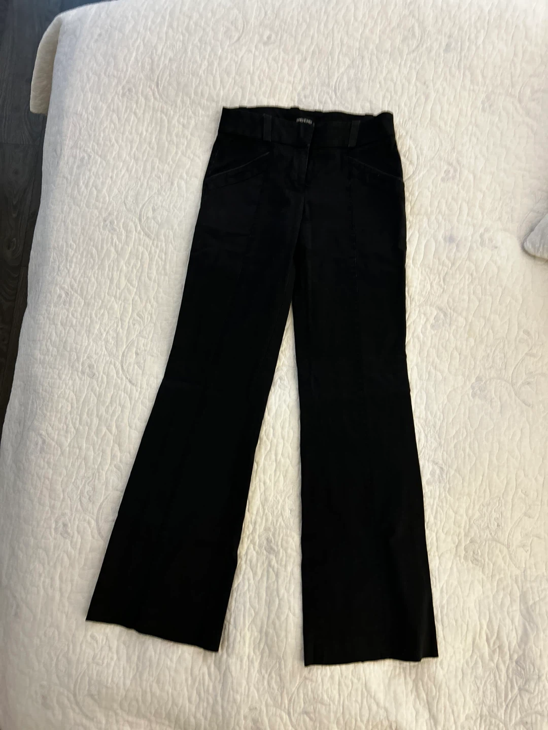bebe Black Flare Pants Size 2