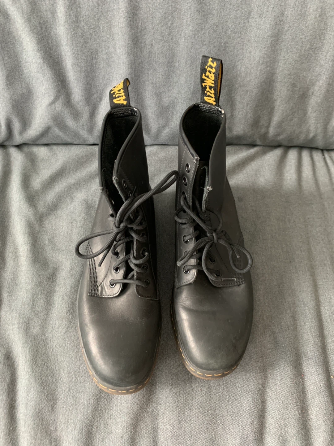 Dr. Martens Men’s Boots – Size 8 (Black leather) - photo 2