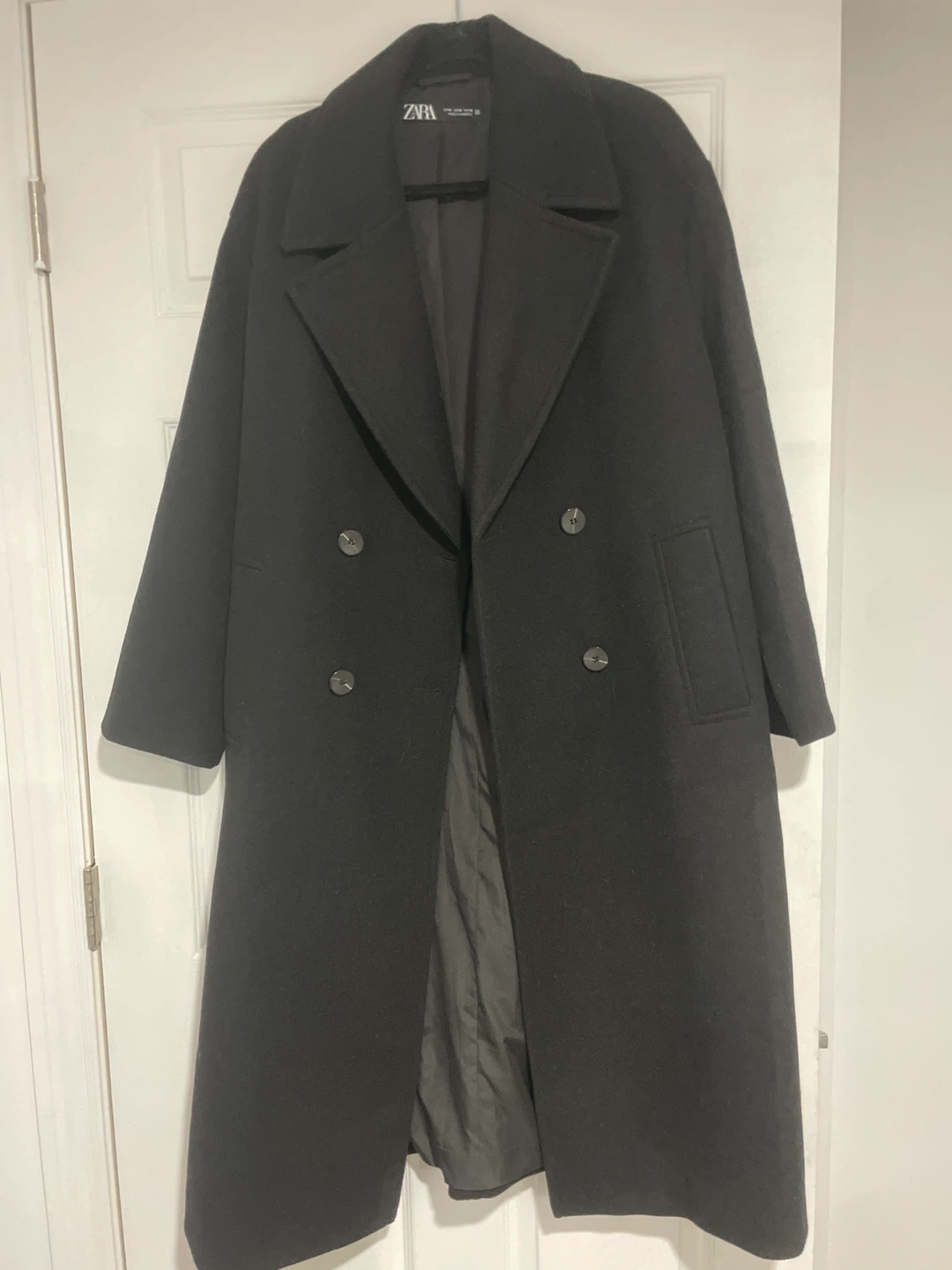 Zara Wool Blend Coat - Size M - photo 2