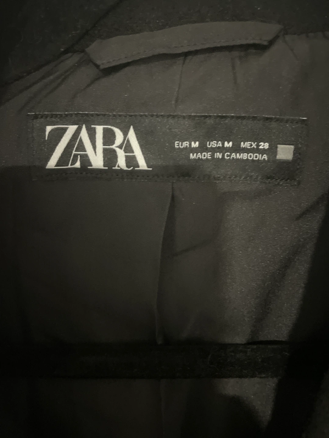 Zara Wool Blend Coat - Size M - photo 3
