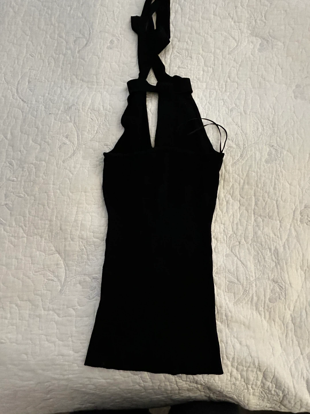 Costa Blanca Black Halter Top - Size M - photo 2