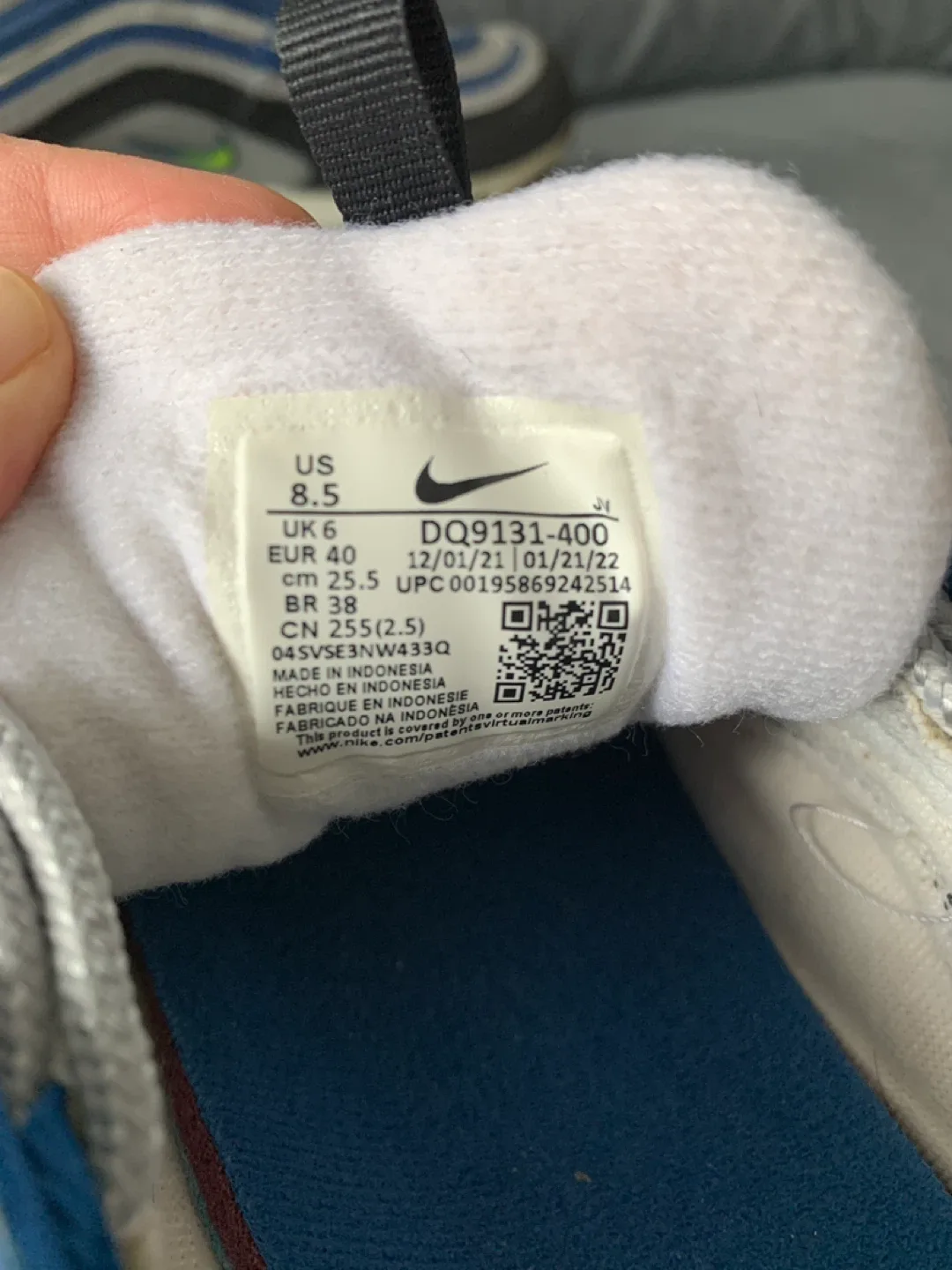 Nike Air Max 97 Blue/Grey US 8.5 Women image indicator(4)