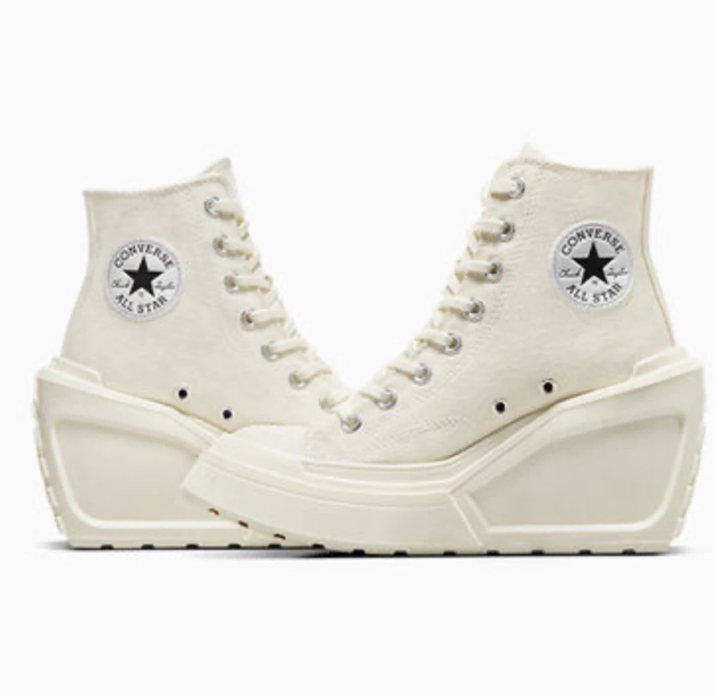 Converse Run Star Trainer Cream White Sneakers