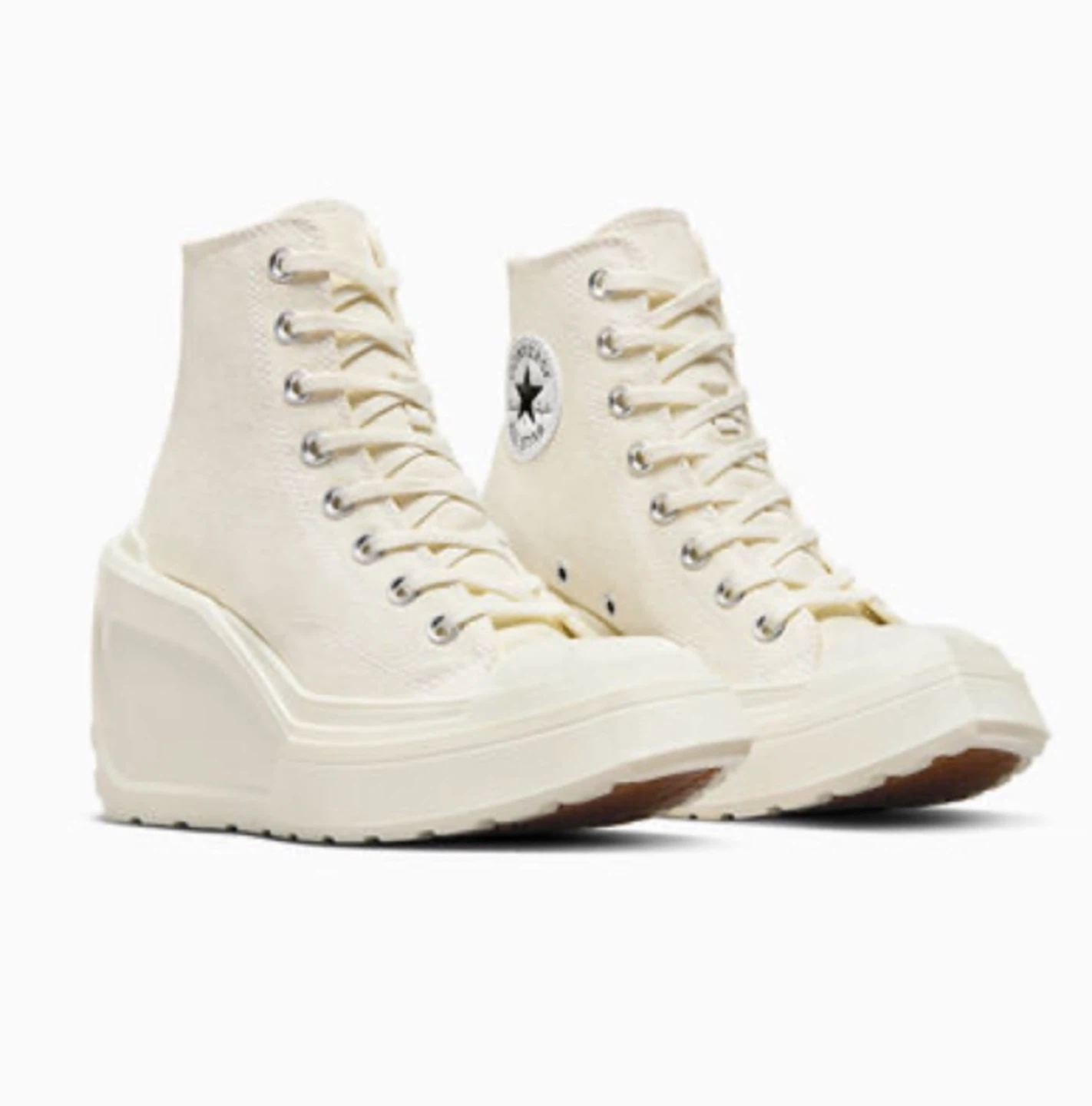 Converse Run Star Trainer Cream White Sneakers - photo 3