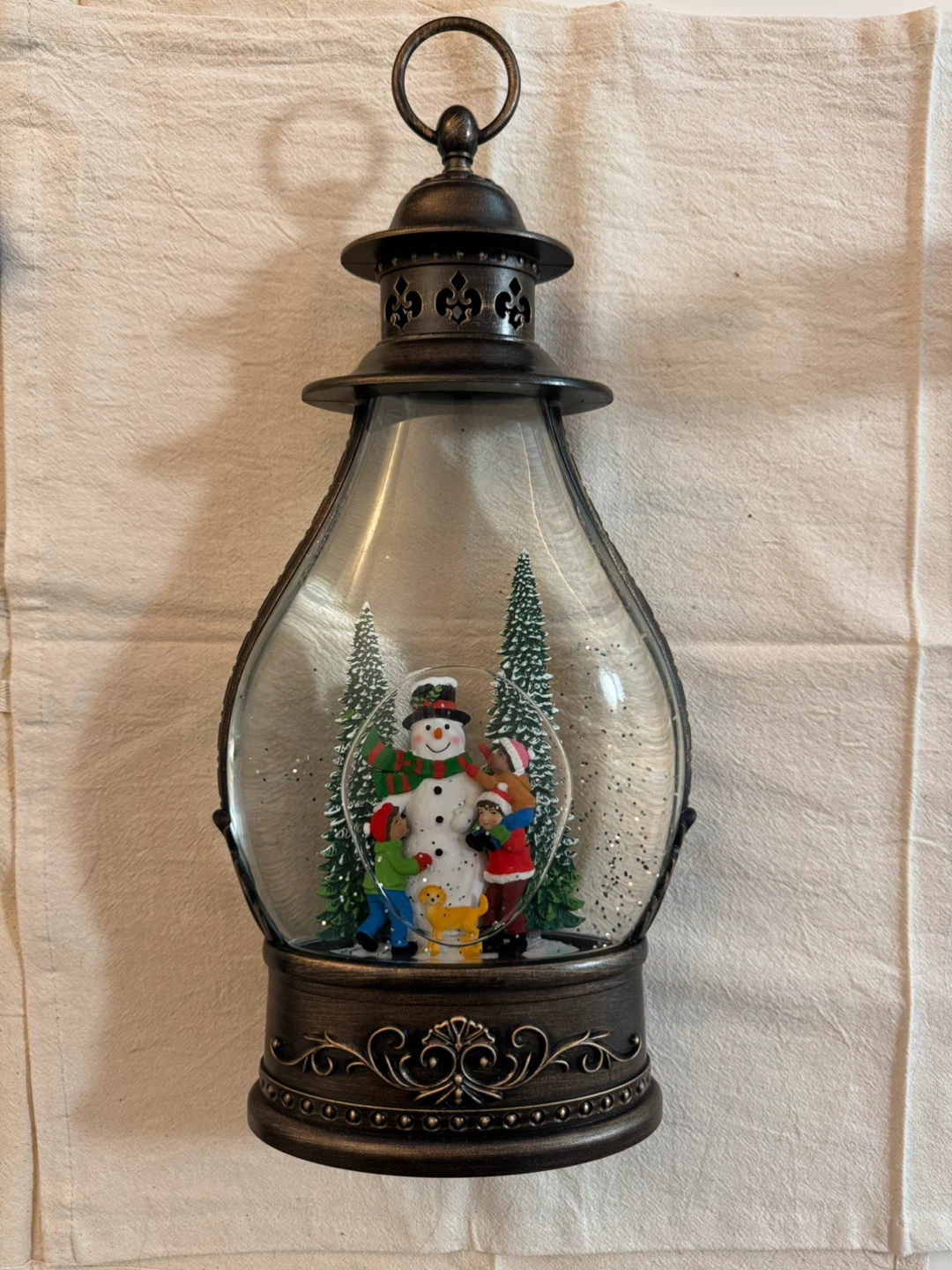 Snowman Family Water Lantern
