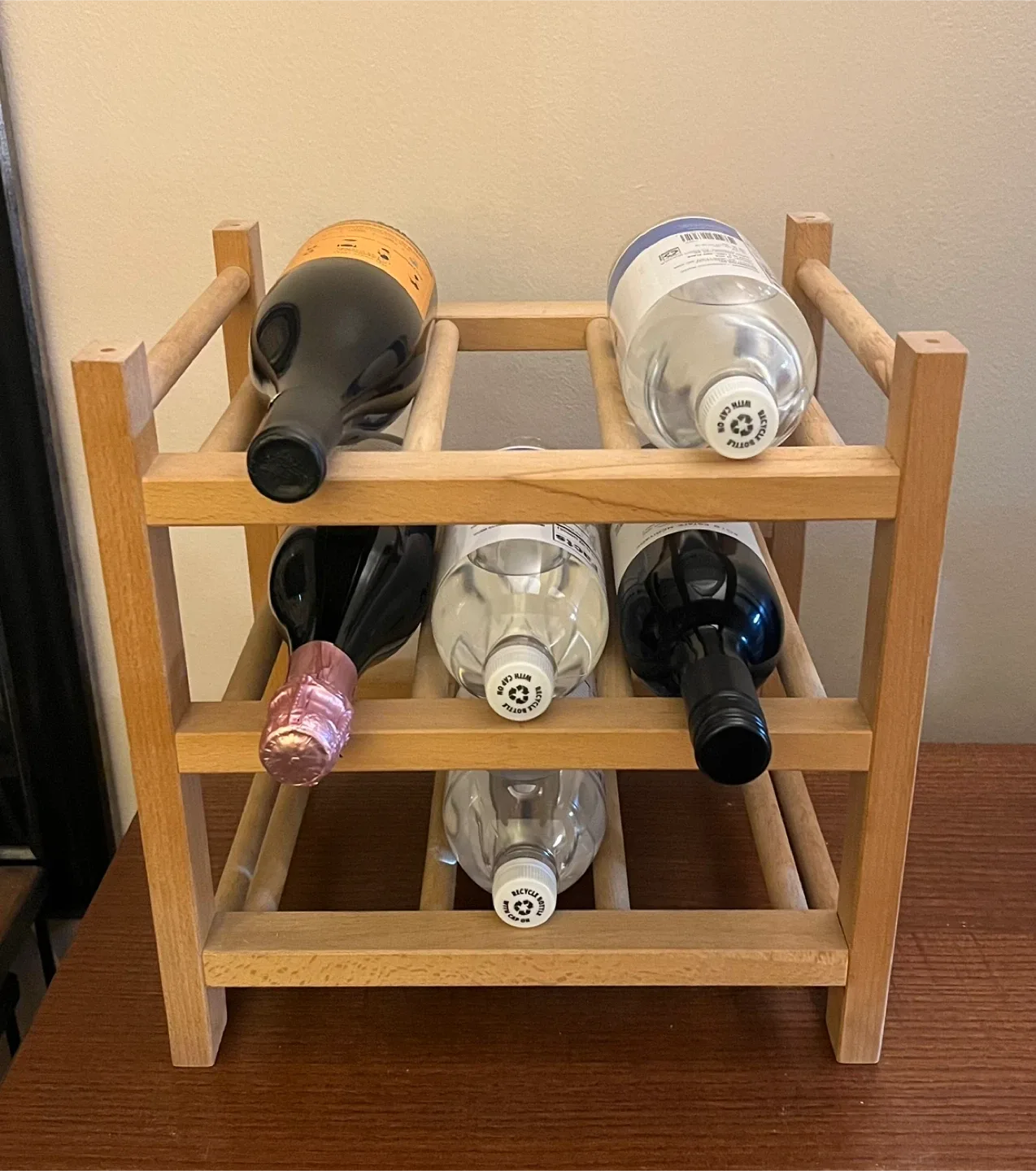 IKEA Hutten 9-Bottle Wine Rack  🥕 image indicator(4)
