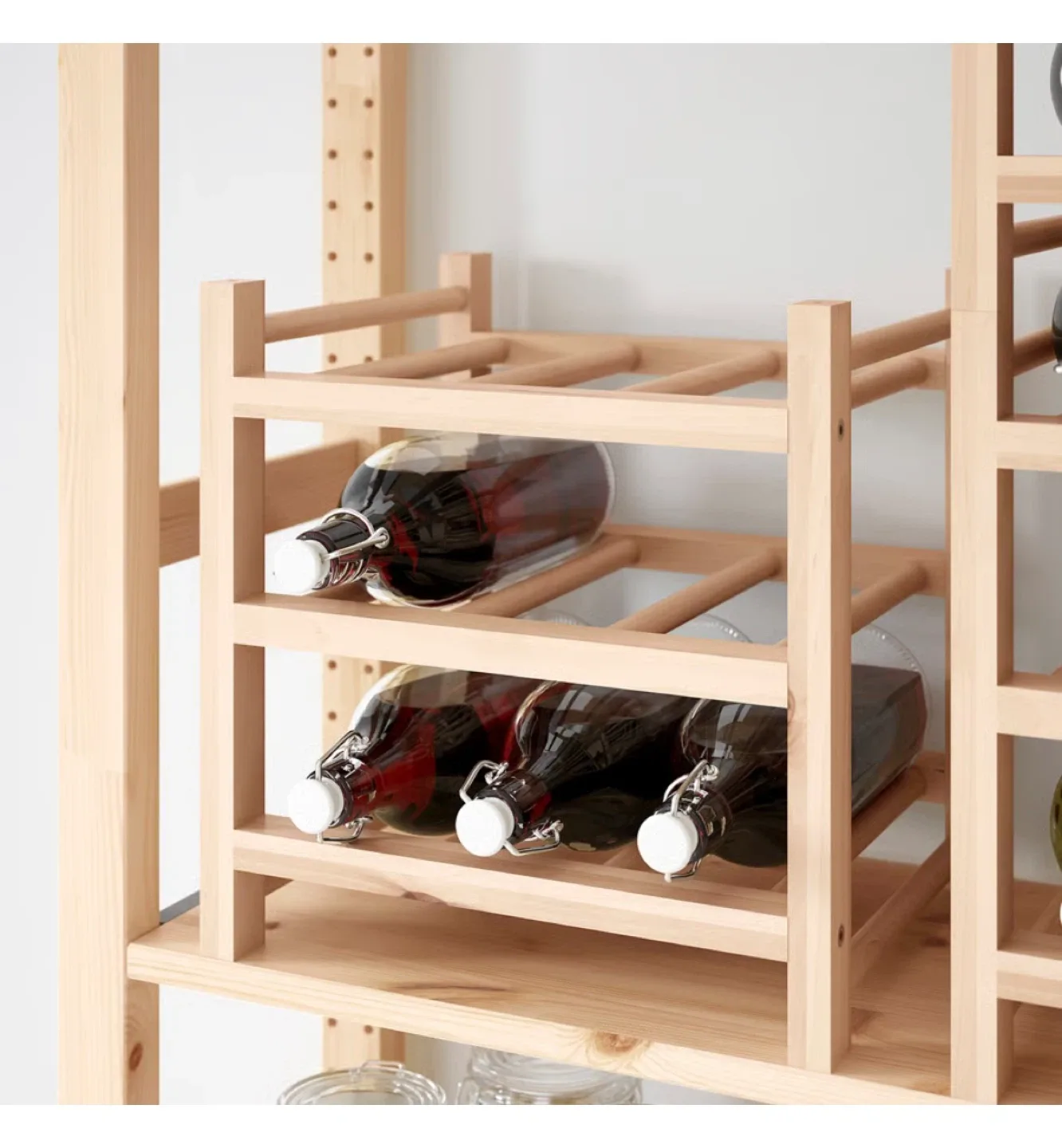 IKEA Hutten 9-Bottle Wine Rack  🥕 image indicator(8)