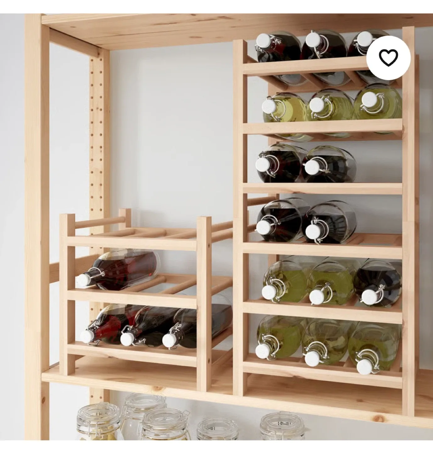 IKEA Hutten 9-Bottle Wine Rack  🥕 image indicator(9)