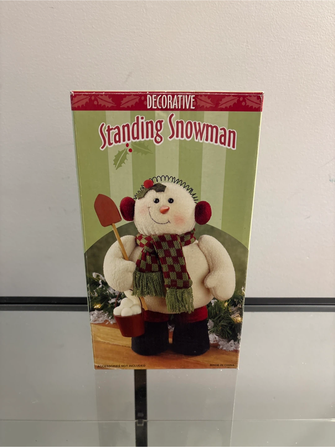 Decorative Standing Snowman 11 inches