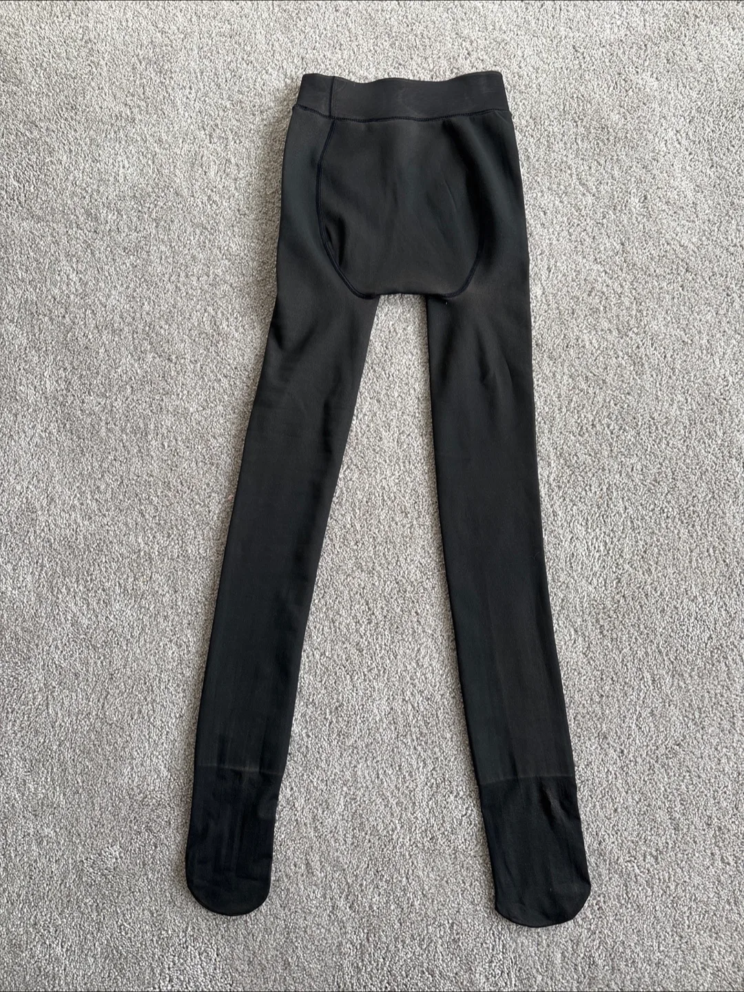 Black Thermal Lined Leggings, Size S/M image indicator(2)
