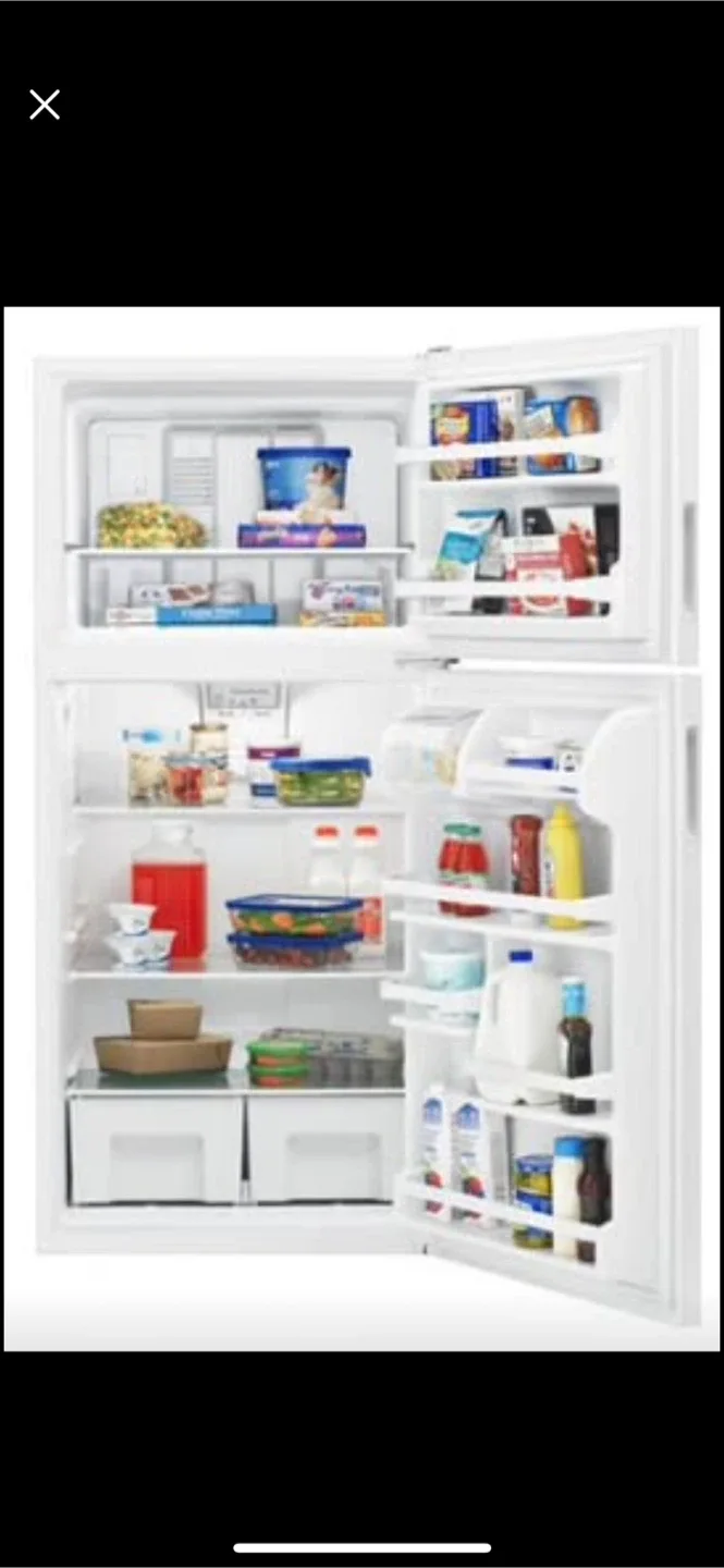 New Amana 30" 18.2 Cu. Ft. Top Freezer Refrigerator image indicator(4)