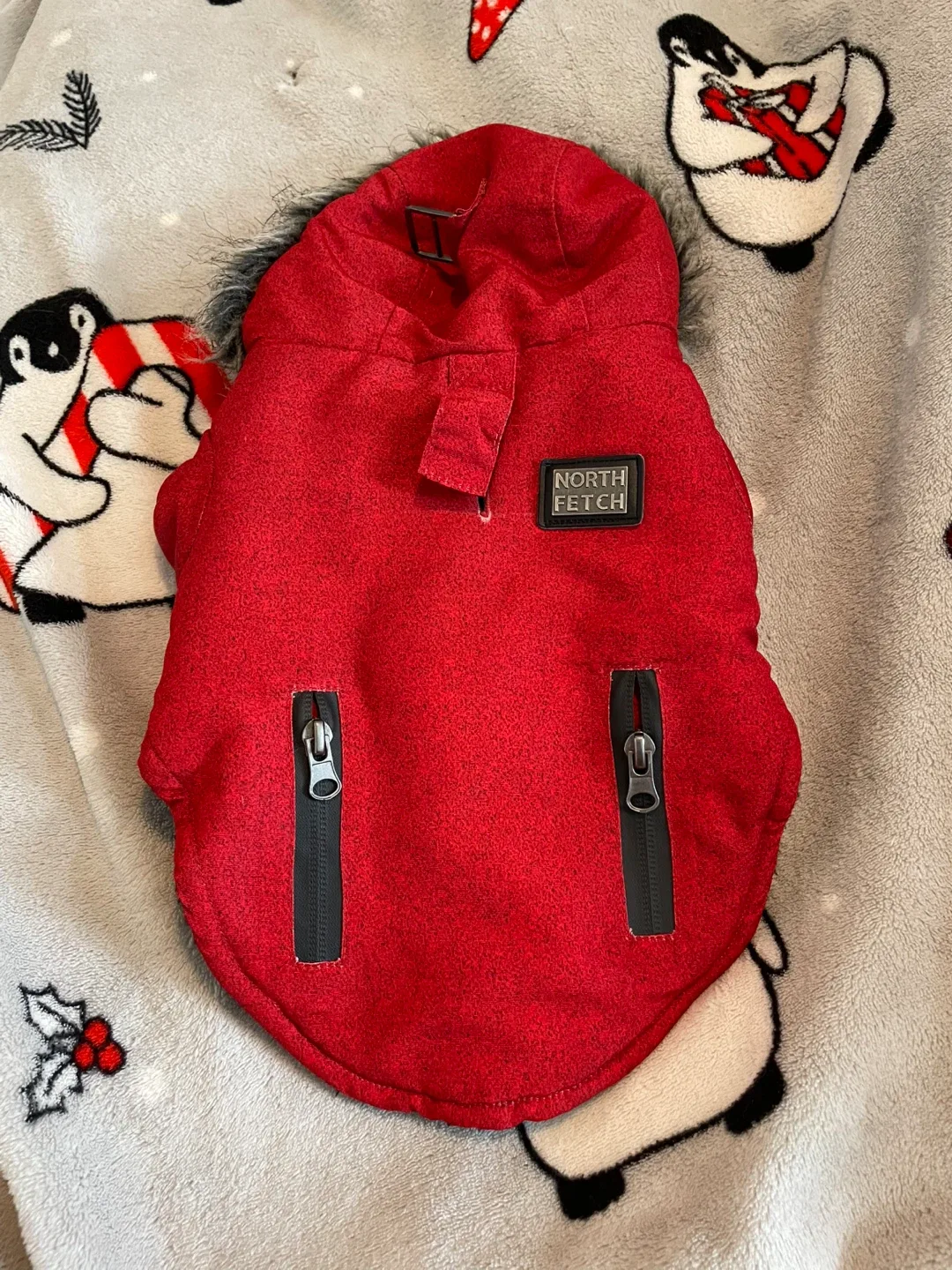 10” (5-8lbs) North Fetch Red Winter Coat thumbnail