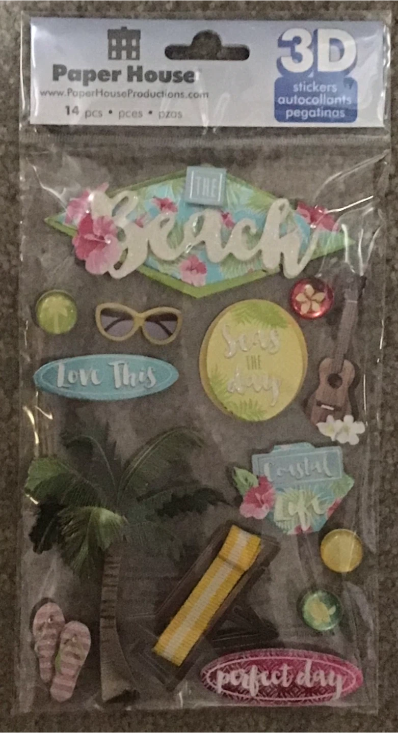 Long Tropical Flowers, Sticker - photo 4