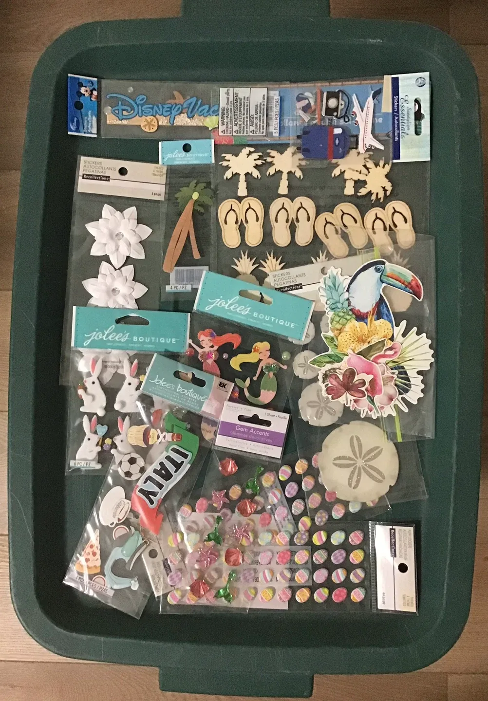 Long Tropical Flowers, Sticker image indicator(2)