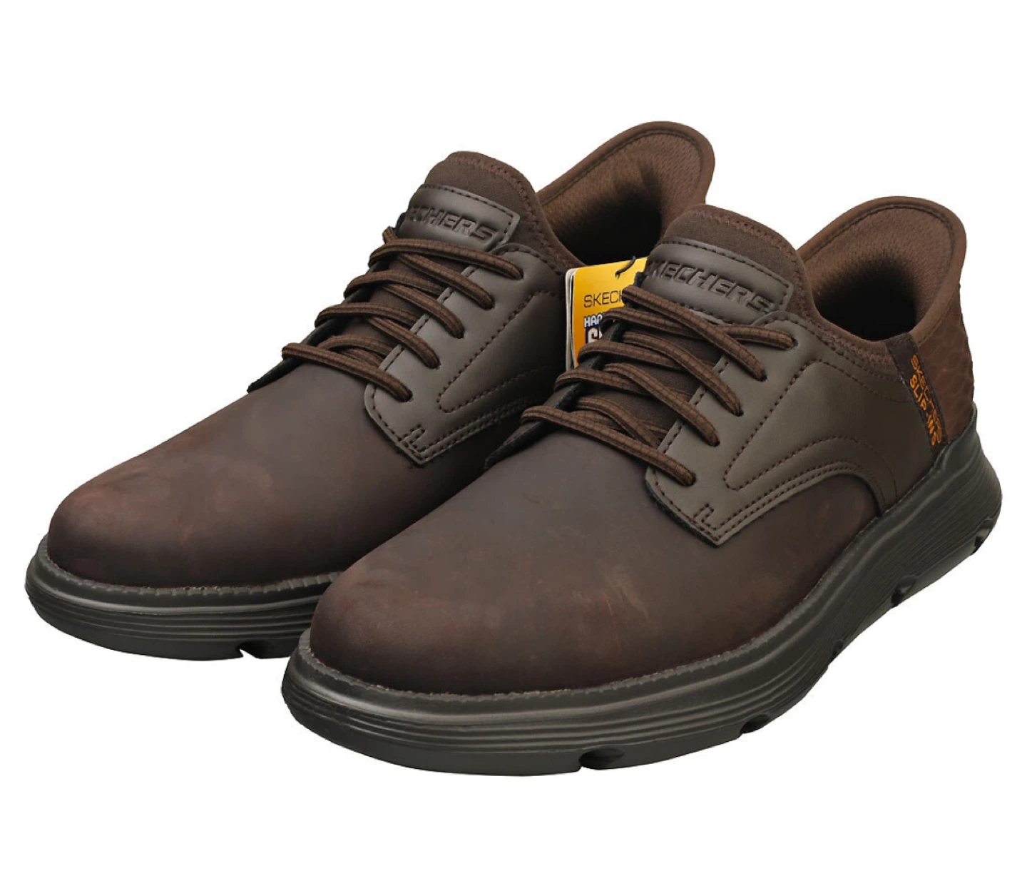 Skechers Slip-ins Garza Mens Casual Shoes in Chocolate - 12 US