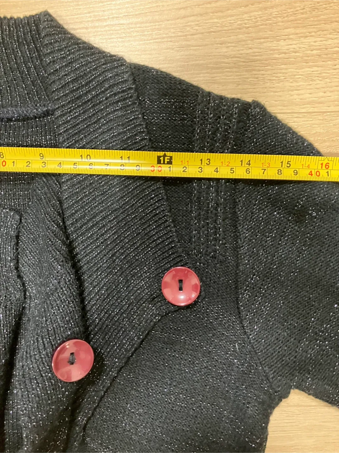 Cardigan black long/medium length top image indicator(5)