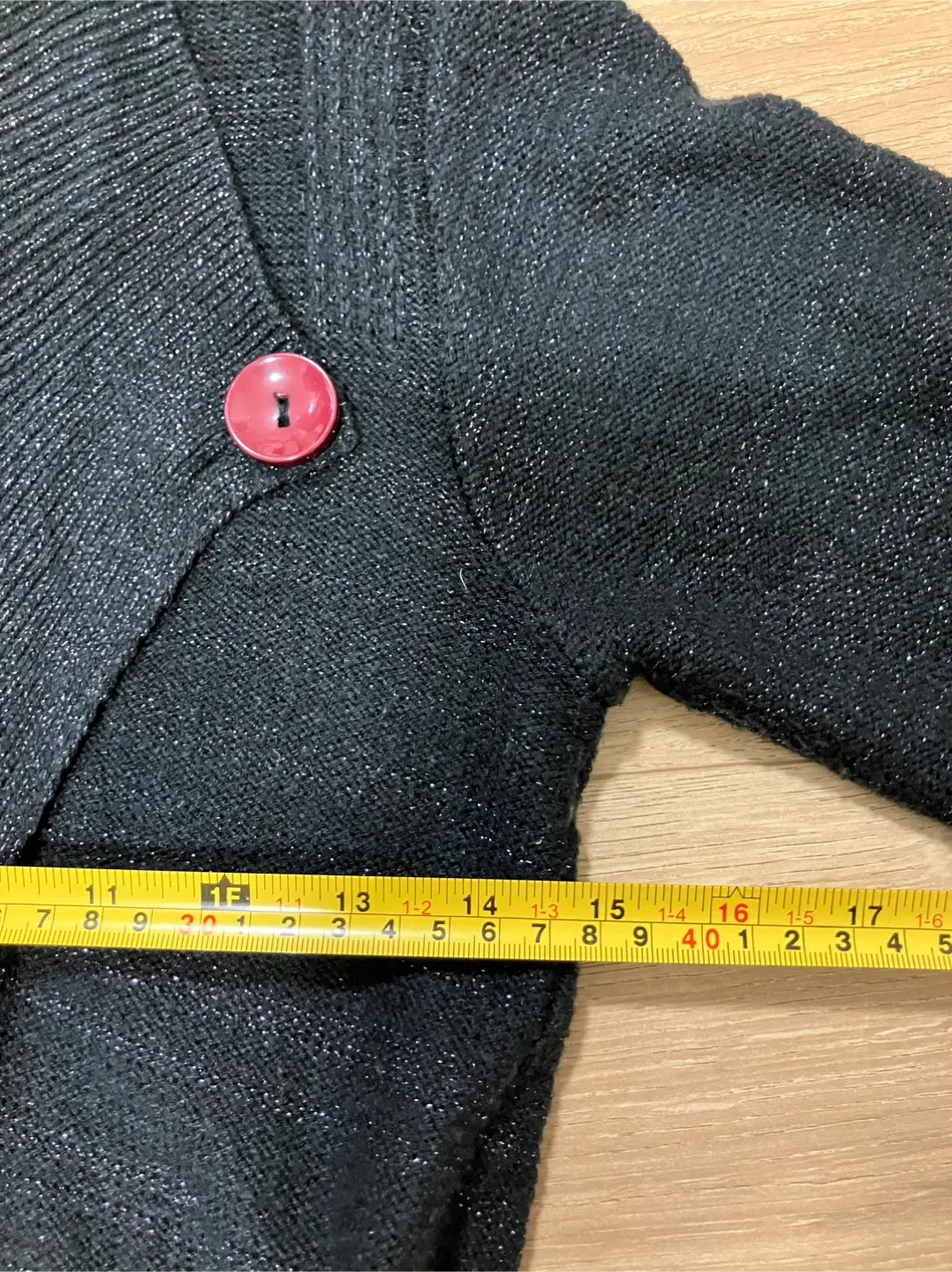 Cardigan black long/medium length top image indicator(6)