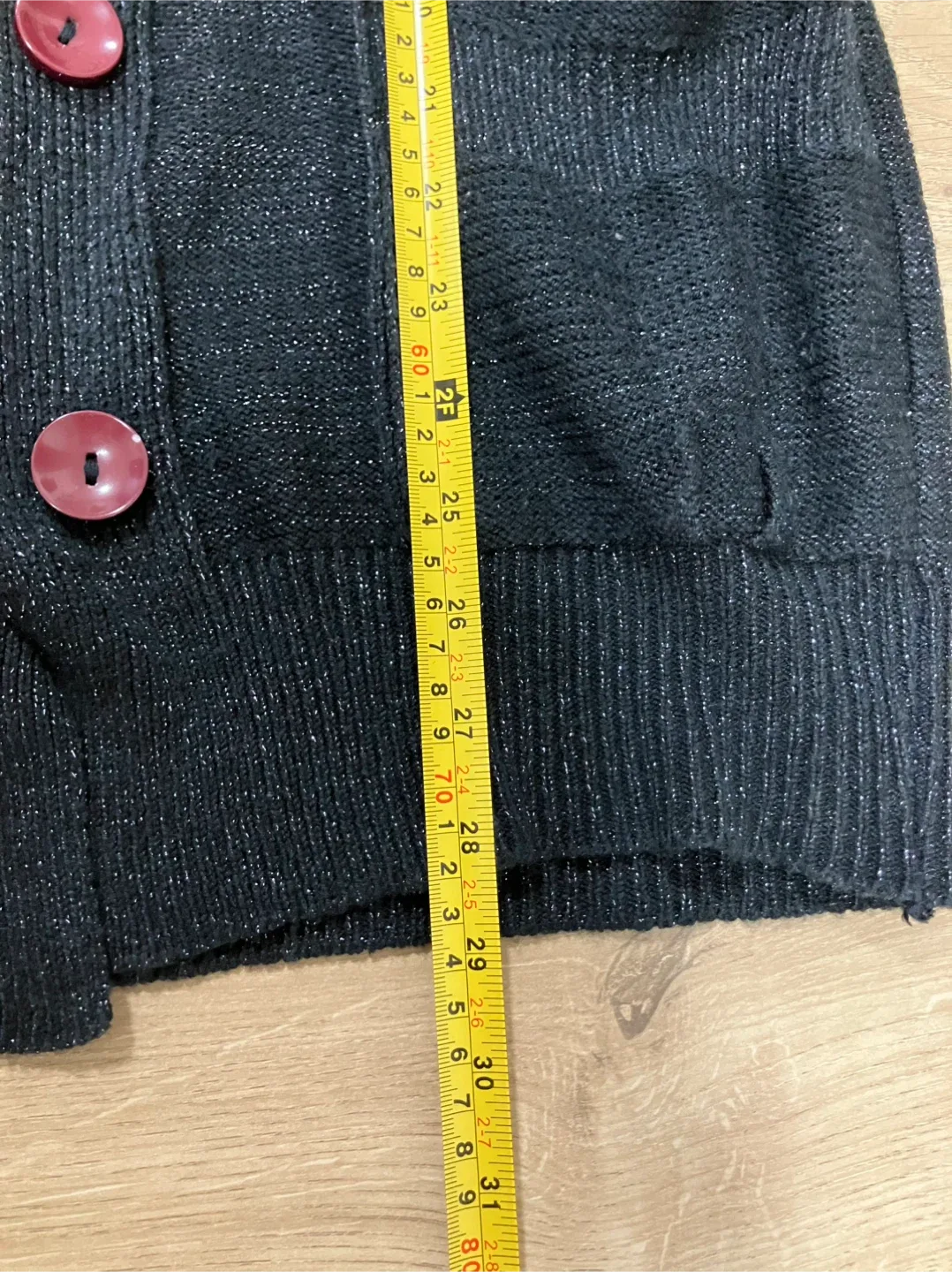 Cardigan black long/medium length top image indicator(8)