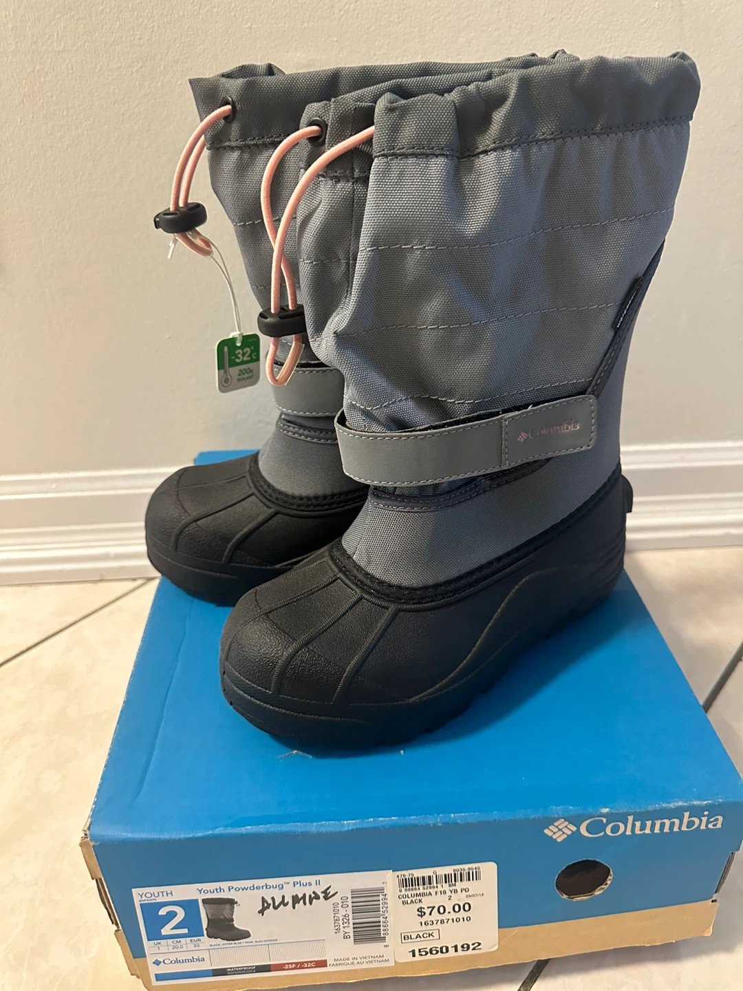 Columbia Size 2 Youth Winter Boots - photo 3