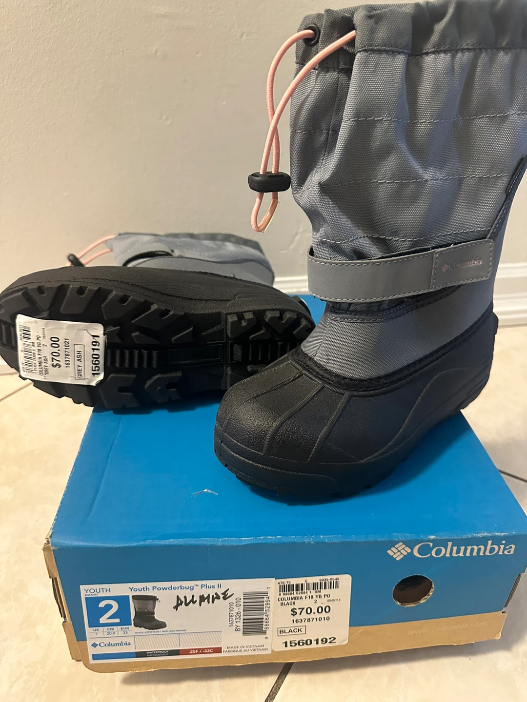 Columbia Size 2 Youth Winter Boots - photo 4